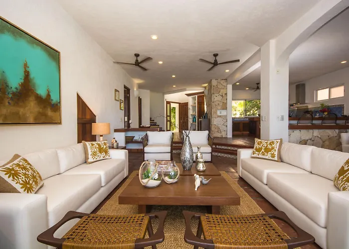 Beachfront With Private Staff In Gated Community Akumal